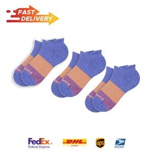 3 PACK BOMBAS Women's Ankle Socks (Fuchsia, Medium)